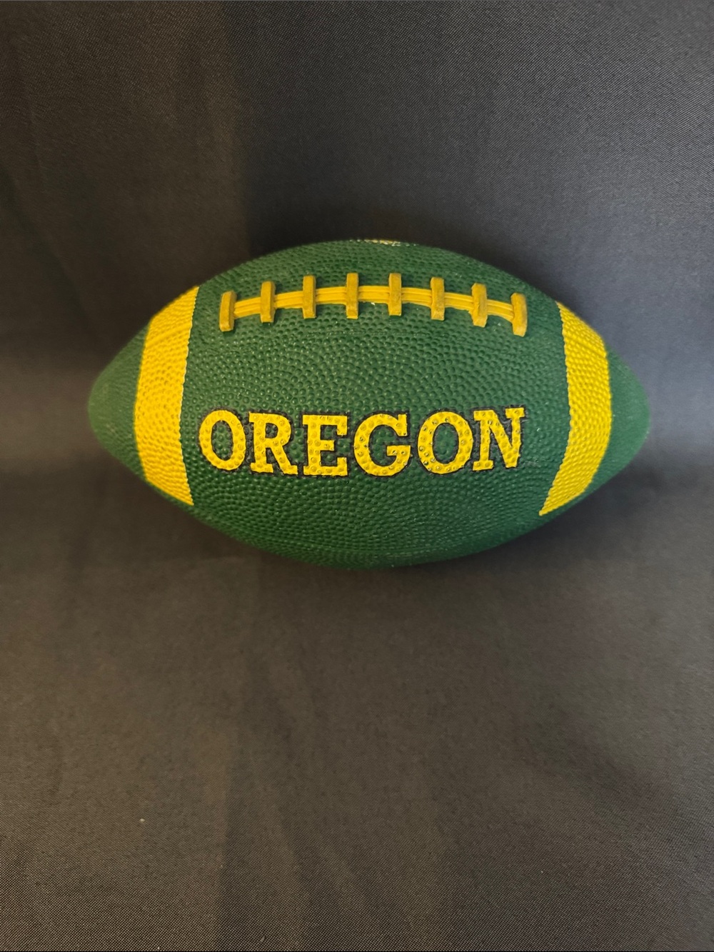 Green & Yellow Mini Football with Team Logo